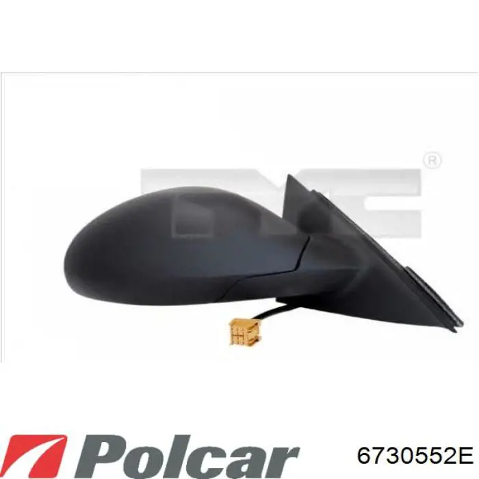 6730552E Polcar Зеркало заднего вида правое
