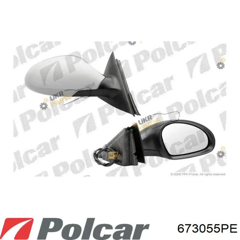 673055PE Polcar накладка (крышка зеркала заднего вида правая)