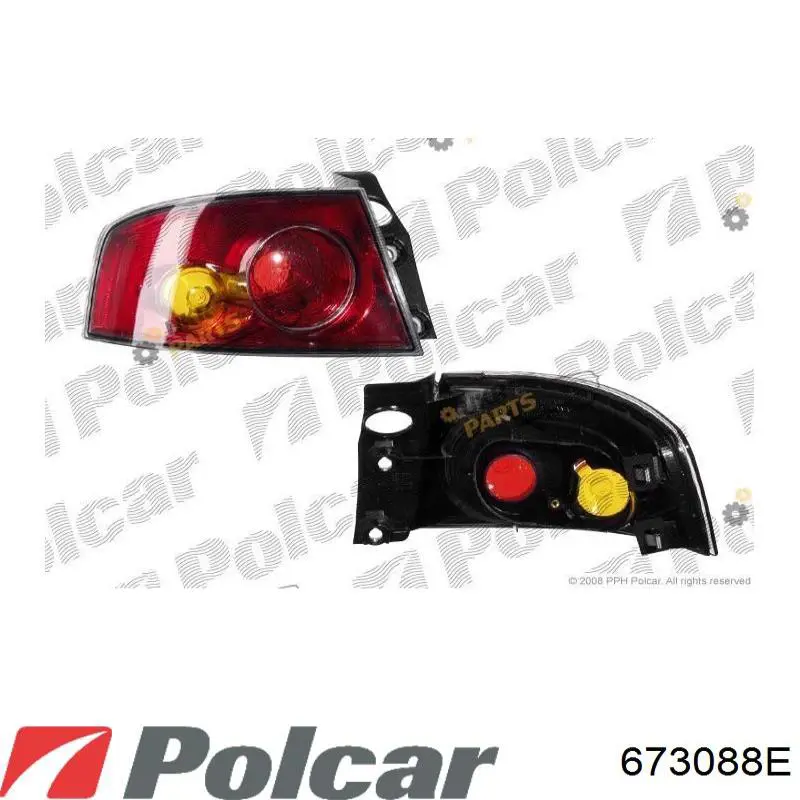 673088-E Polcar фонарь задний правый внешний