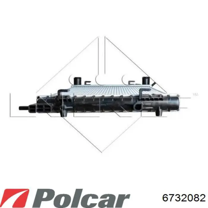 Радиатор 6732082 Polcar
