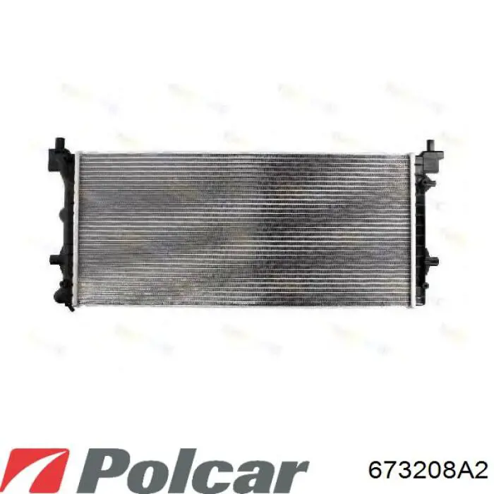 Радиатор 673208A2 Polcar