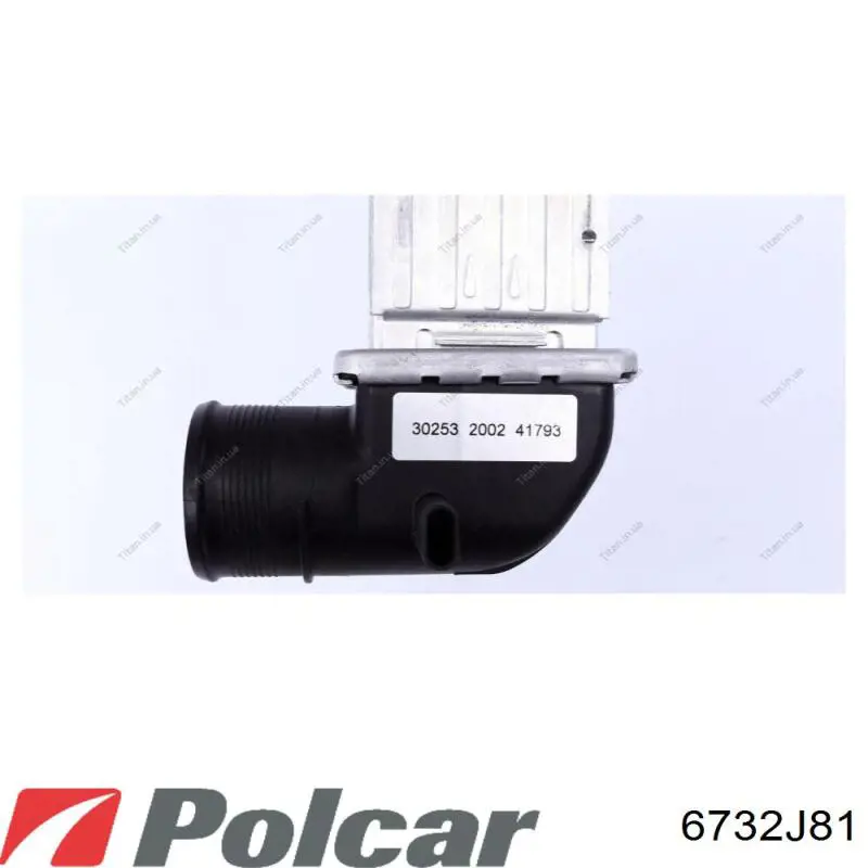 6732J81 Polcar Охладитель наддувочного воздуха