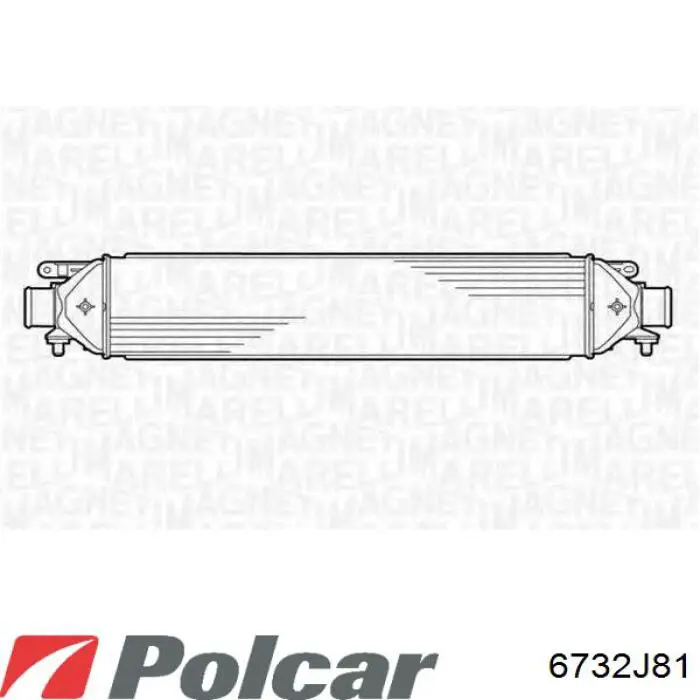 Система охлаждения наддувочного воздуха Polcar 6732J81 цена, от 54.76 USD
