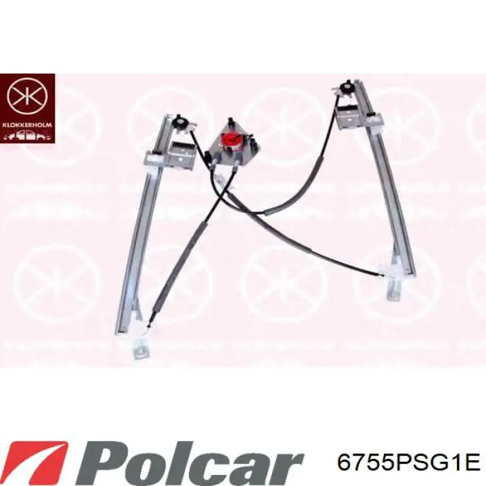 Механизм стеклоподъемника двери передней левой 6755PSG1E Polcar