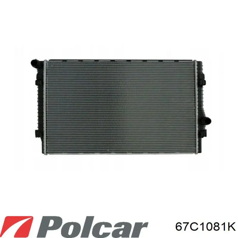 67C1081K Polcar Радиатор основной