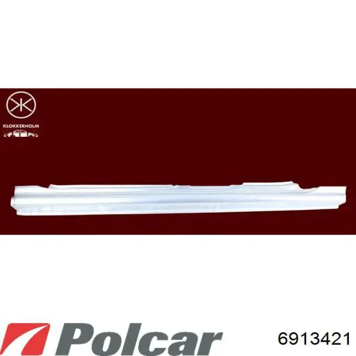 6913421 Polcar Порог наружний правый