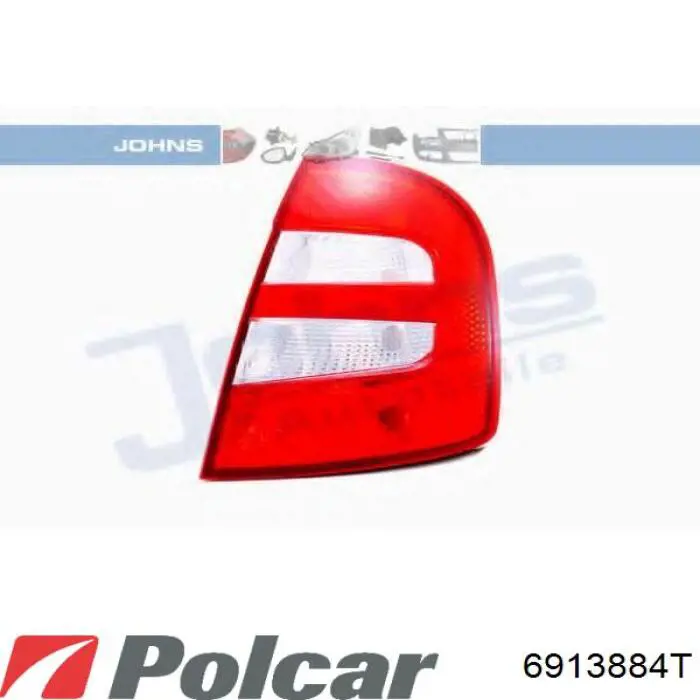 Фонарь задний правый 6913884T Polcar