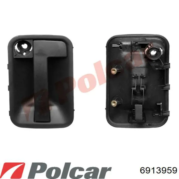 Фонарь подсветки номерного знака 6913959 Polcar