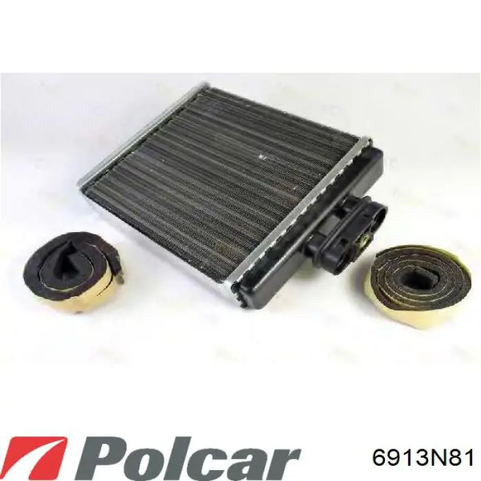 Radiador de calefacción 6913N81 Polcar