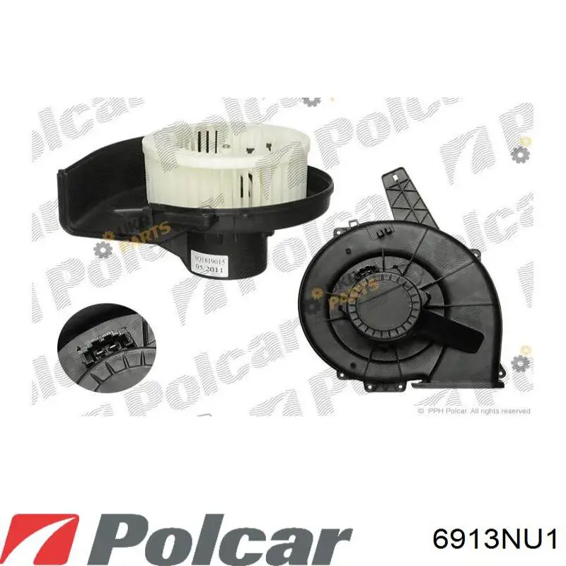 6913NU1 Polcar вентилятор печки