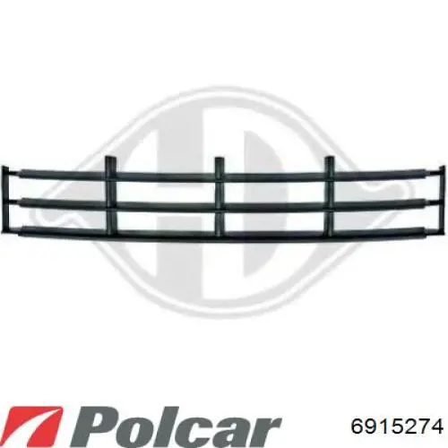 Купить 6915274 Polcar Заглушка (решетка) противотуманных фар бампера переднего правая