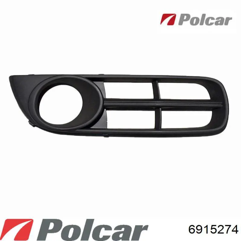 69152714 Polcar заглушка (решетка противотуманных фар бампера переднего правая)