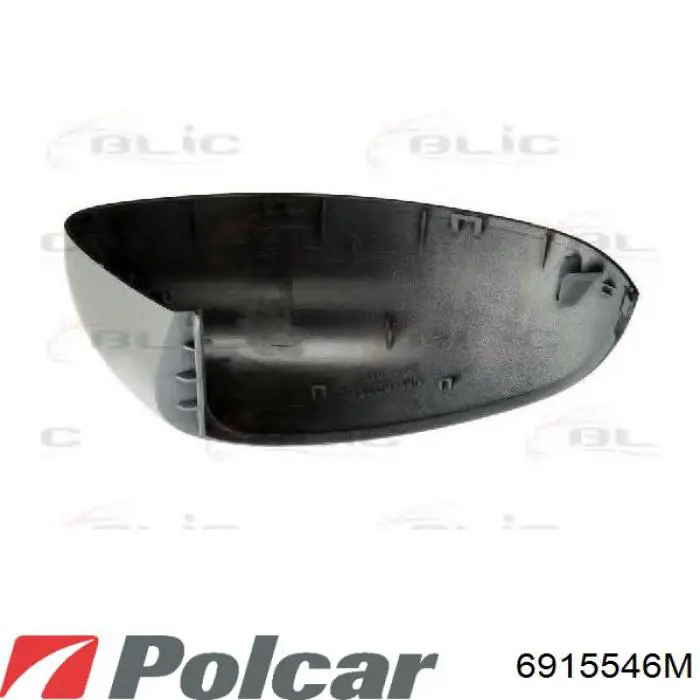 Купить 6915546E Polcar Стекло зеркала заднего вида, левого