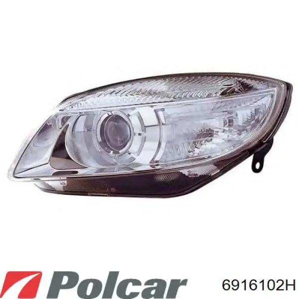 Фара правая 6916102H Polcar