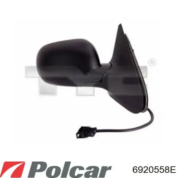 Стекло правого зеркала заднего вида 6920558E Polcar