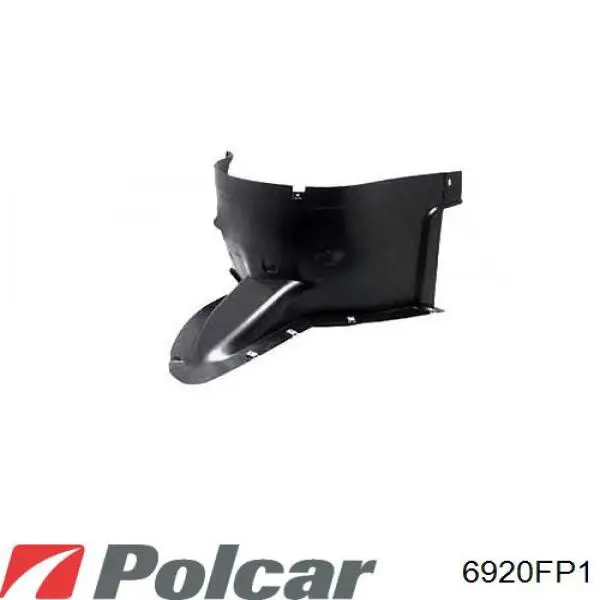 Правый подкрылок переднего крыла Polcar 6920FP1 цена, от 11.38 USD