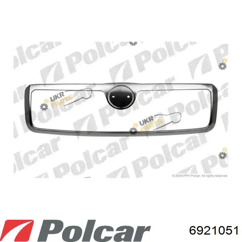 Купить 6921051 Polcar Решетка радиатора