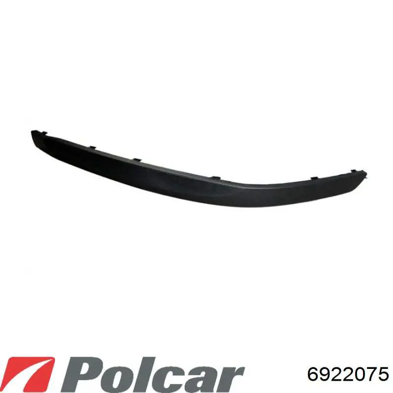 Купить 6922075 Polcar Молдинг бампера переднего левый