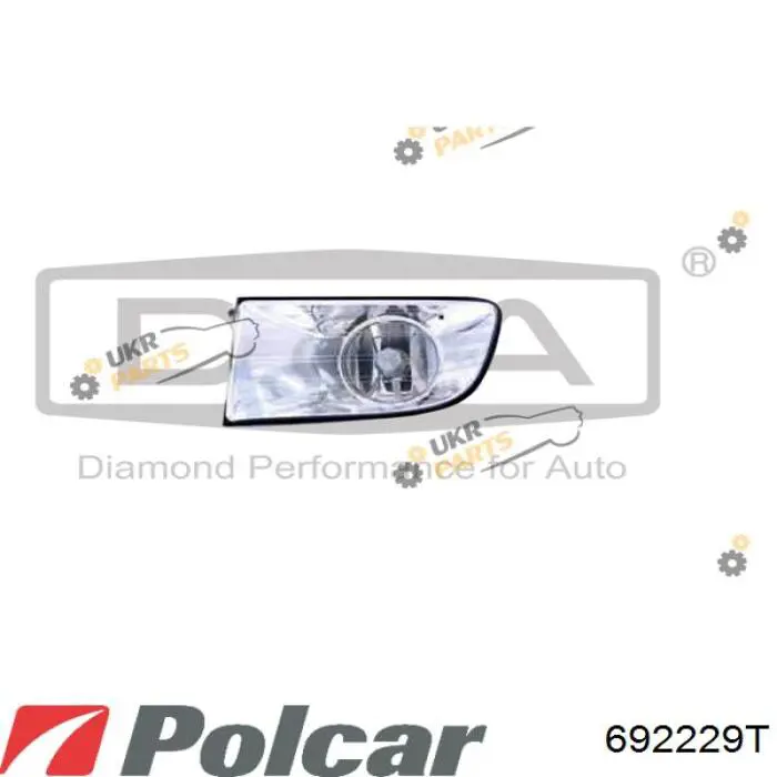 Фара противотуманная, левая Signeda ZSD2003KL цена, от 19.69 USD