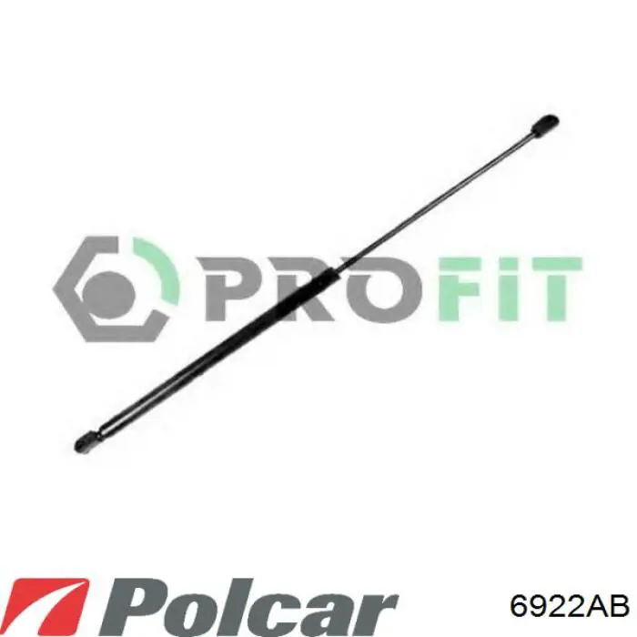 Купить 6922AB Polcar Амортизатор двери багажника