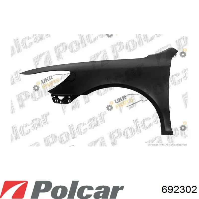 692302 Polcar Переднее правое крыло