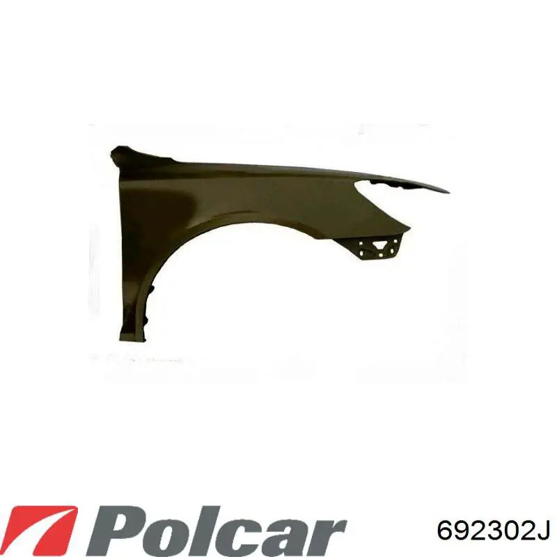 Боковая часть передняя правая Polcar 692302J цена, от 61.53 USD