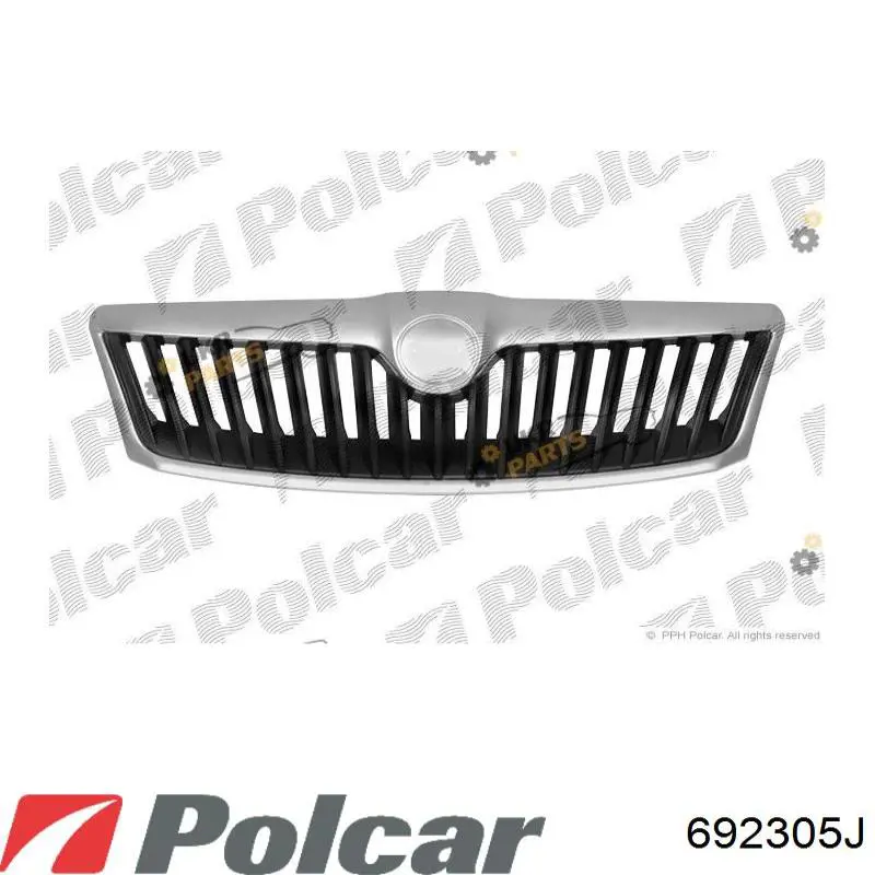 6915059X Polcar Эмблема решетки радиатора