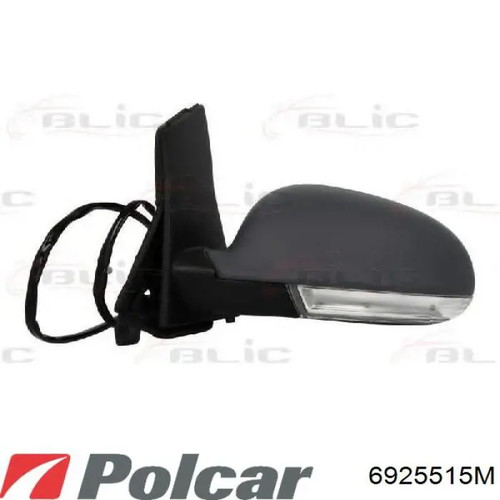 Левое боковое зеркало 6925515M Polcar