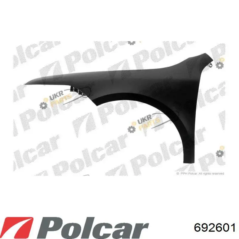 Крыло переднее левое Polcar 692601 цена, от 84.66 USD