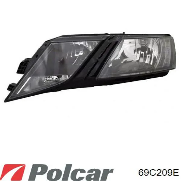 Купить 69C209E Polcar Фара левая передняя