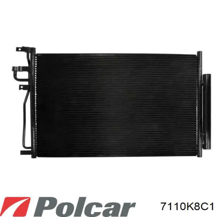 Радиатор кондиционера 7110K8C1 Polcar