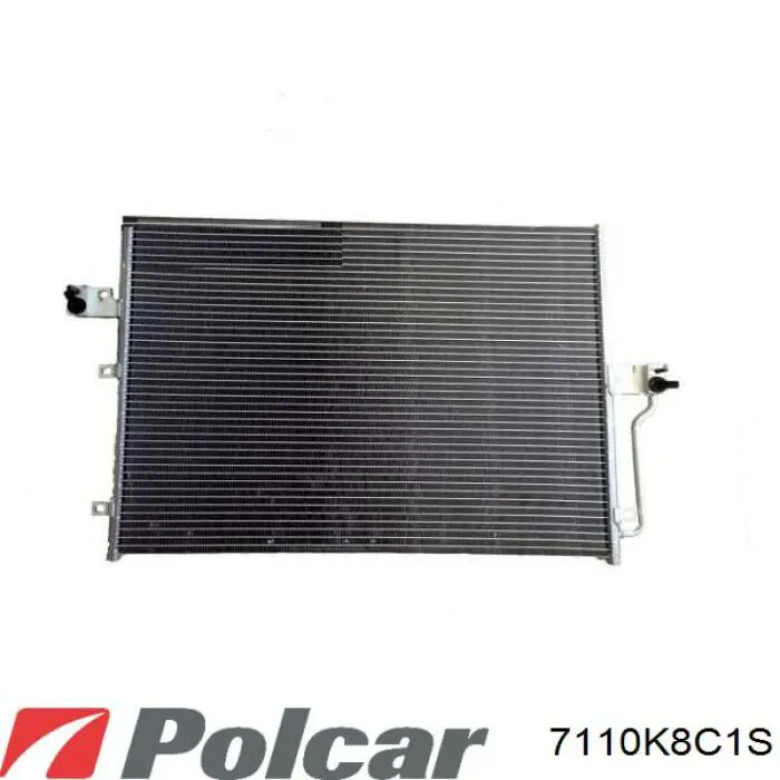 Радиатор кондиционера 7110K8C1S Polcar