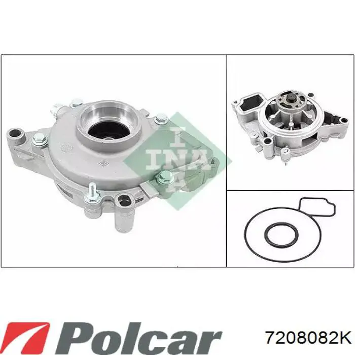 Купить 7208082K Polcar Радиатор водяной
