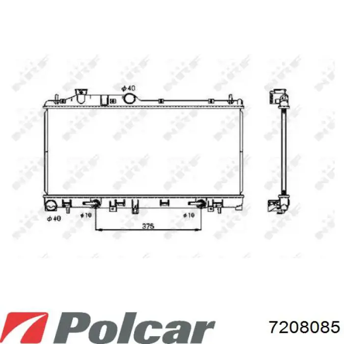 Радиатор охлаждения двигателя Koyorad PL091665 цена, от 156.71 USD