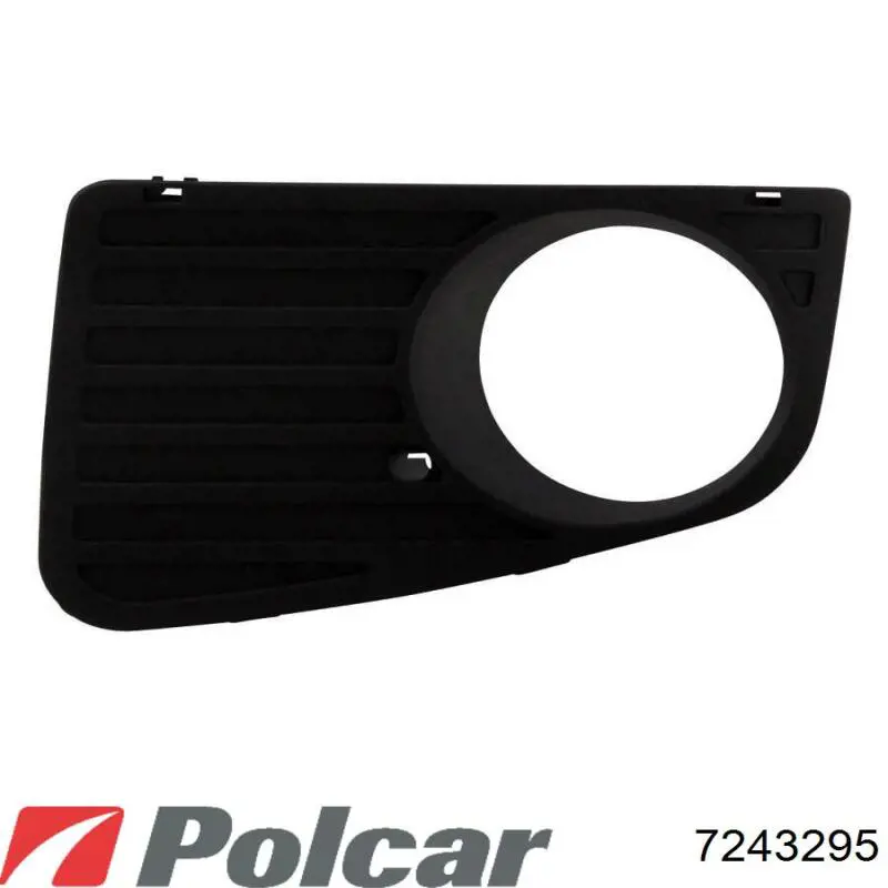 Ободок (окантовка) фары противотуманной 7243295 Polcar