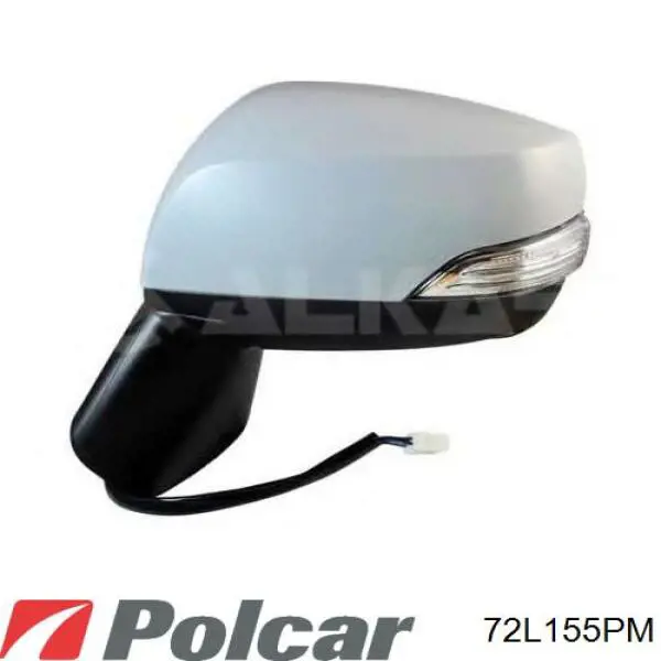 72L155PM Polcar Накладка зеркала заднего вида, правая