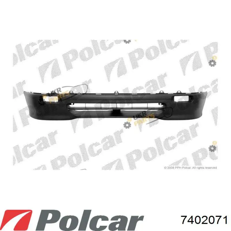 7402071 Polcar передний бампер