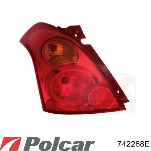 Фонарь задний правый Polcar 742288E цена, от 46.12 USD