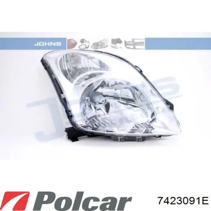 Левая фара 7423090E Polcar