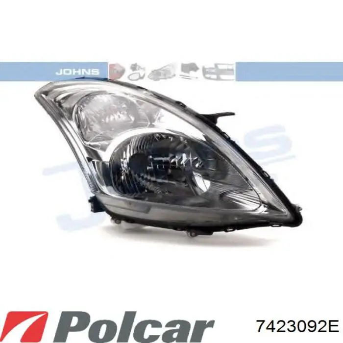 Левая фара 3532062J11 Suzuki