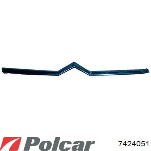 Молдинг решетки радиатора верхний Polcar 7424051 цена, от 23.65 USD