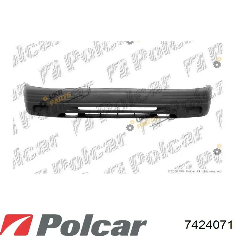 7424071 Polcar передний бампер