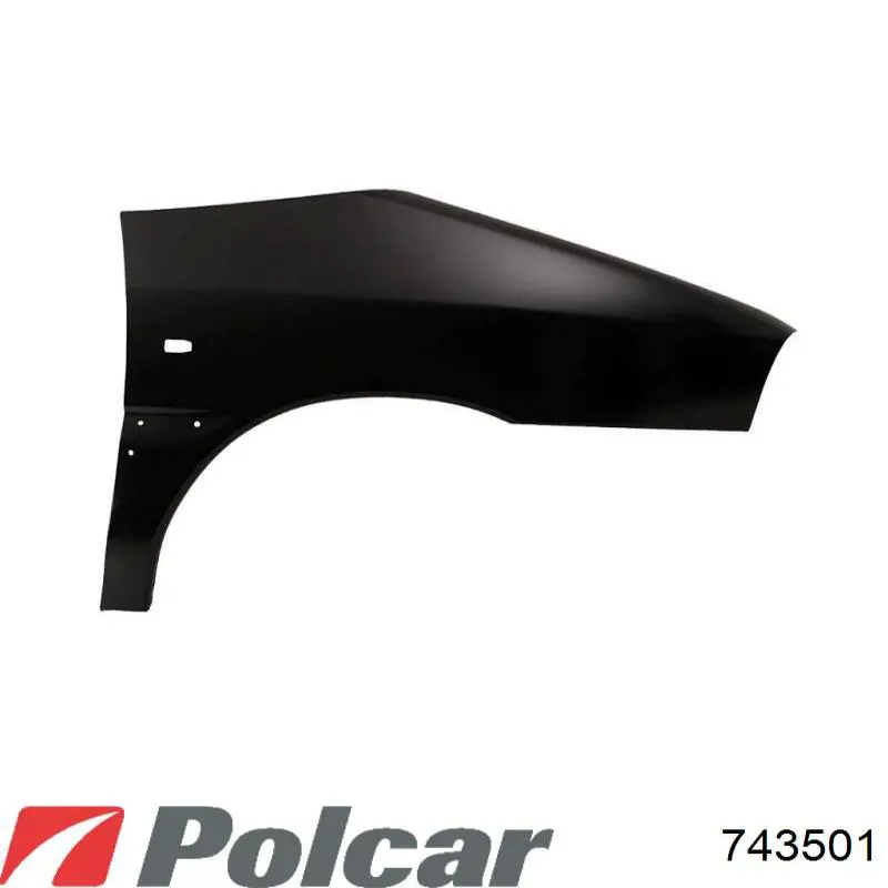 Купить 743501 Polcar Крыло переднее левое