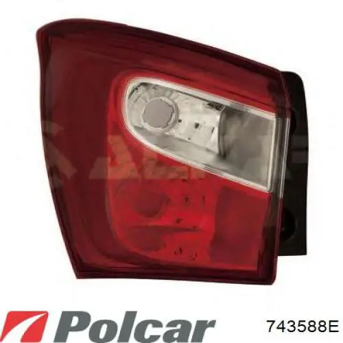 Фонарь задний правый Polcar 743588E цена, от 116.26 USD