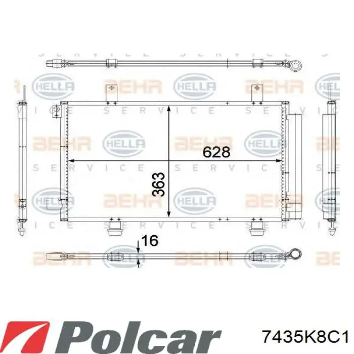 7435K8C1 Polcar Конденсатор
