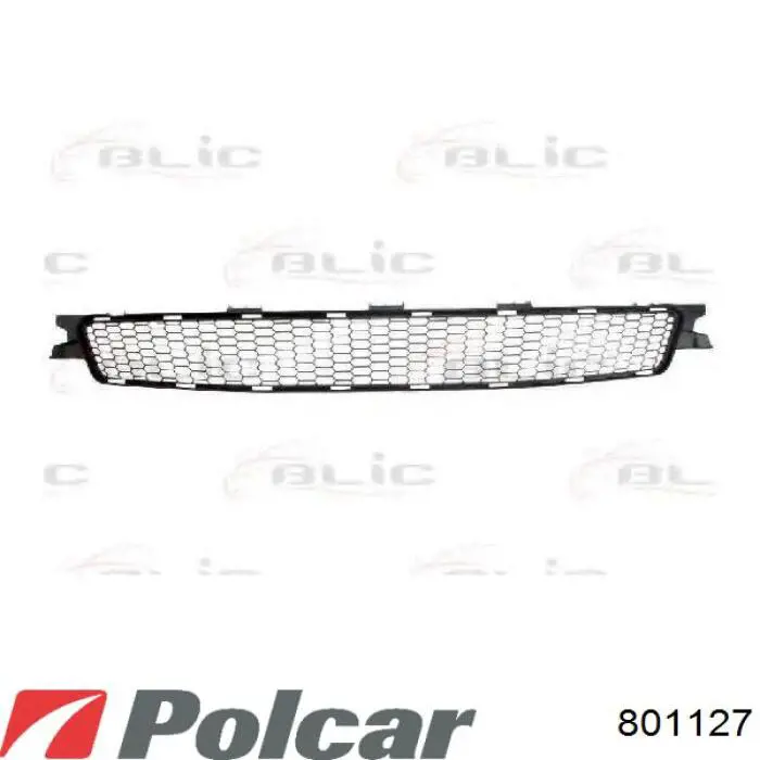 801127 Polcar решетка бампера переднего