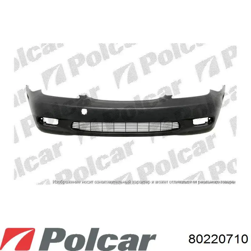 80220710 Polcar Губа переднего бампера
