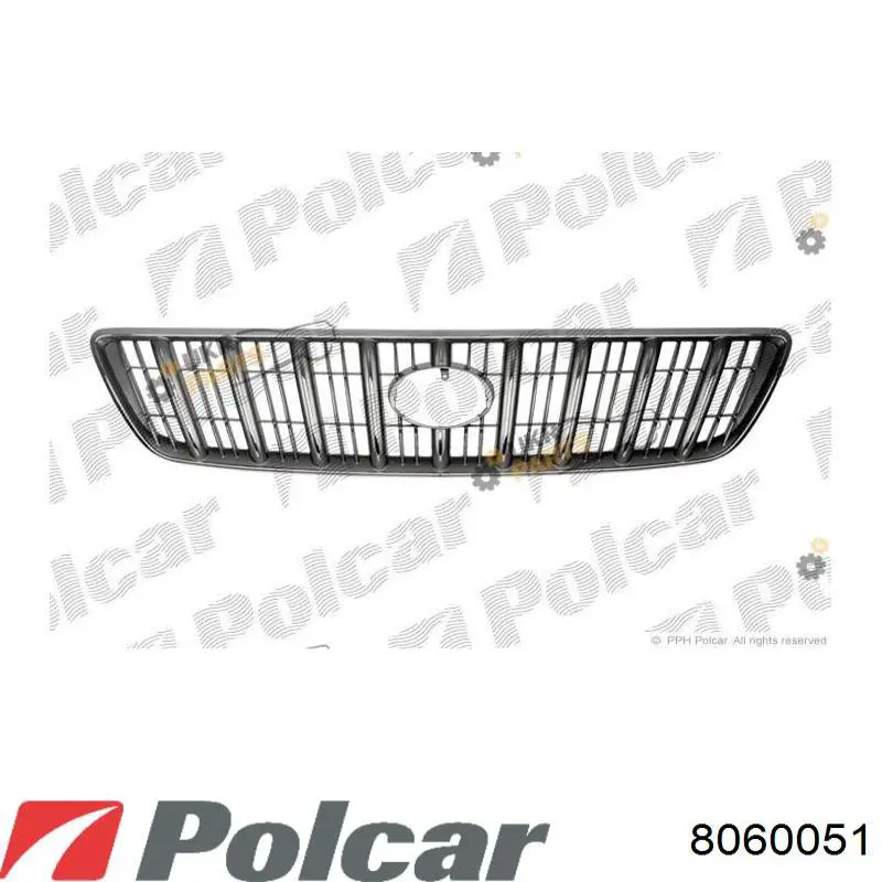 8060051 Polcar решетка радиатора