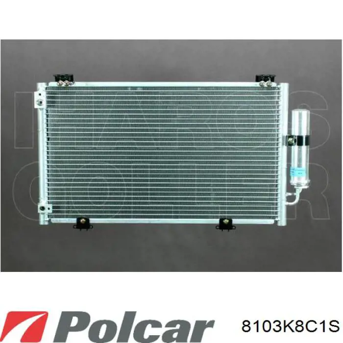 Конденсатор кондиционера Polcar 8103K8C1S цена, от 62.76 USD