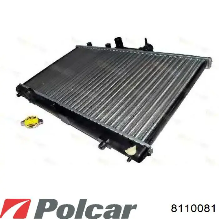 Купить 8111082 Polcar Радиатор водяной